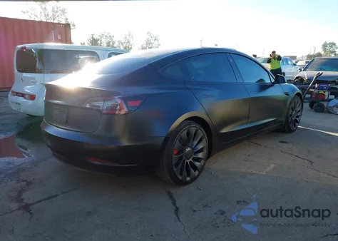 2021 Tesla Model 3 Performance Dual Motor All-Wheel Drive from USA, damaged, VIN 5YJ3E1EC7MF856345